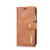 DG.MING Crazy Horse Texture Flip Detachable Magnetic Leather Case for iPhone XR, with Holder & Card Slots & Wallet (Brown)