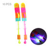 10 PCS Amazing LED Light Slingshot Flying Arrows, Random Color Delivery, Size: Large