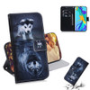 Wolf and Dog Pattern Coloured Drawing Horizontal Flip Leather Case for Huawei P30 Pro, with Holder & Card Slots & Wallet