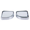 3R-015 2 PCS Car Blind Spot Rear View Wide Angle Mirror, Diameter: 5cm(Silver)