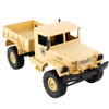 WPL B-1 DIY Assembly 1:16 Mini 4WD RC Military Truck Control Car Toy(Yellow)