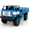 WPL B-24 Full Body 1:16 Mini 2.4GHz 4WD RC Military Truck Control Car Toy(Blue)