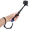 PULUZ Handheld Extendable Pole Monopod for GoPro NEW HERO /HERO7 /6 /5 /5 Session /4 Session /4 /3+ /3 /2 /1, DJI Osmo Action, Xiaoyi and Other Action Cameras, Length: 19-49cm