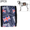 2 PCS Pet Physiological Belt Male Dog Courtesy With Health Safety Pants Anti-harassment Belt, Size:L(Rice Flag)