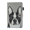 For Galaxy Tab A 8.0  / T380 & T385 Bulldog Pattern Horizontal Flip Leather Case with Holder & Card Slots