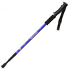 NECASIL Three-section Aluminum Alloy Straight Handle Retractable Trekking Trekking Pole(Blue)