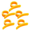 100 PCS Ring Type Lemon Orange Tangerine Opener Peeler Peel Slicer Cutter Fruit Skin Remover Knife Helper, Random Color Delivery