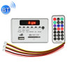 Car 5V Audio MP3 Player Decoder Board FM Radio SD Card USB AUX, with Bluetooth / Remote Control (Silver Grey)
