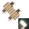 2 PCS DC 12V 6W 41MM Bicuspid Car Door Lamps Registration Mark light Dashboard Dome Door Lights LED Reading Lamp with 33 LED SMD 3014 Lights White