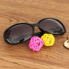 Retro UV400 UV Protection PC Frame AC Lens Sunglasses(Black)