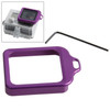 Lens Replacement Kit (Aluminum Lanyard Ring Mount & Screw Driver) for GoPro HERO 4 / 3+(Purple)