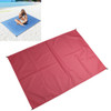 Outdoor Portable Waterproof Picnic Camping Mats Beach Blanket Mattress Mat 200cm*140cm(Rose Red)