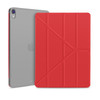 Multi-folding Shockproof TPU Protective Case for iPad Pro 12.9 inch (2018), with Holder & Sleep / Wake-up Function(Red)
