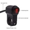Motorcycle Headlight Auxiliary Light Waterproof Aluminum Alloy Single Flash Switches with Indicator Light