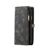 CaseMe-008 Detachable Multifunctional Horizontal Flip Leather Case with Card Slot & Holder & Zipper Wallet & Photo Frame For iPhone 11 Pro(Black)