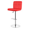 High Bar Stool European Rotating Lift Chair Fashion High Stool Chair(Red)