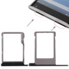 SIM Card Tray + Micro SD Card Tray for Blackberry Priv (Black)