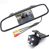 PZ603 Car Video Monitor HD Auto Parking LED Night Vision CCD Reverse Rear View Camera with 4.3 inch Car Rear View Mirror