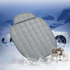 3 PCS / Set  Warm Car Seat Cover Cushion Five Seats Universal  Two Front Row Seat Covers and One Back Row Seat Cover Car Non-slip Chair Pad Warm Car Mats No Back Plush Cushion(Grey)