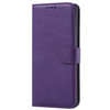 For Huawei P30 Pro Solid Color Horizontal Flip Protective Case with Holder & Card Slots & Wallet & Photo Frame & Lanyard(Purple)