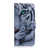 Tiger Pattern Coloured Drawing Horizontal Flip Leather Case for Huawei Mate 20 X, with Holder & Card Slots & Wallet