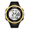 SANDA 375 Watch For Male Students Simple Casual Electronic Watch Sports Waterproof Luminous Watch(Gold)