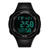 SANDA 375 Watch For Male Students Simple Casual Electronic Watch Sports Waterproof Luminous Watch(Black)