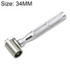 Household Wall Paper Stainless Steel Wheel Tool Seam Flat Roller with Bearing, Size: 34X24mm