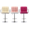 Three-level Gas Poles Increase The Chassis Modern Minimalist Bar Chair Lifting Chair(Beige)