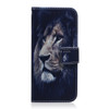 Lion Pattern Coloured Drawing Horizontal Flip Leather Case for Huawei Mate 20 X, with Holder & Card Slots & Wallet