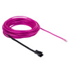 Waterproof Round Flexible Car Strip Light with Driver for Car Decoration, Length: 5m(Purple)