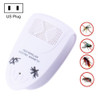 US Plug Ultrasonic Pest Repeller Electro Magnetic (White)