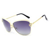HDCRAFTER E016 Retro Fashion Ultraviolet-proof Polarized Sunglasses for Women(White)