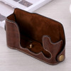 1/4 inch Thread PU Leather Camera Half Case Base for FUJIFILM X-A3 / X-A10(Coffee)