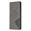 Rhombus Texture Horizontal Flip Magnetic Leather Case with Holder & Card Slots For Huawei P Smart Z / Y9 Prime (2019)(Grey)
