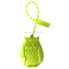 2PCS Creative Cute Owl Tea Strainer Tea Bags  Food Grade Silicone Tea Infuser Filter(Green)