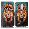 For LG K10 (2017) Gloss Oil Embossed Lion Pattern Horizontal Flip Leather Case with Holder & Card Slots & Wallet & Photo Frame