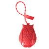 2PCS Creative Cute Owl Tea Strainer Tea Bags  Food Grade Silicone Tea Infuser Filter(Red)