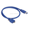 USB 3.0 Micro-B Male to USB 3.0 Male Cable, Length: 60cm