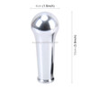 Universal Car Modified Shifter Lever Cover Manual Automatic Gear Shift Knob, Size: 10*4cm (Silver)