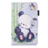 For Galaxy Tab A 7.0 (2016) / T280 Lovely Cartoon Panda Pattern Horizontal Flip Leather Case with Holder & Card Slots & Pen Slot
