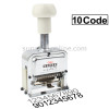 High Performance Metal Material Automatic Numbering Machine (10 Code)(Silver)