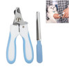 Pet Nail Clippers and Polisher Set, Size: Large (Blue)