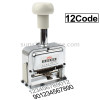 High Performance Metal Material Automatic Numbering Machine (12 Code)(Silver)