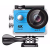 H9 4K Ultra HD1080P 12MP 2 inch LCD Screen WiFi Sports Camera, 170 Degrees Wide Angle Lens, 30m Waterproof(Blue)