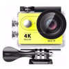 H9 4K Ultra HD1080P 12MP 2 inch LCD Screen WiFi Sports Camera, 170 Degrees Wide Angle Lens, 30m Waterproof(Yellow)
