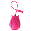 2PCS Creative Cute Owl Tea Strainer Tea Bags  Food Grade Silicone Tea Infuser Filter(Rose Red)