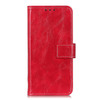 For OPPO A9 (2020) Retro Crazy Horse Texture Horizontal Flip Leather Case with Holder & Card Slots & Photo Frame & Wallet(Red)