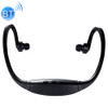 S9 Wireless Sports Bluetooth Earphones for iPhone Huawei XiaoMi Phone, Support TF / SD Card & Microphone(Black)