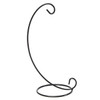 23CM Candlestick Wrought Iron Bracket Plant Hydroponic Vase Special Iron Wire Hook(Black)